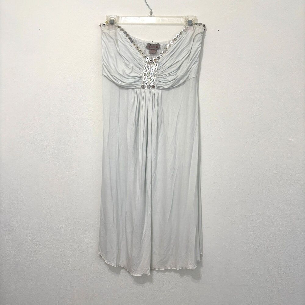 Peppermint Bay Womens Strapless Dress Large